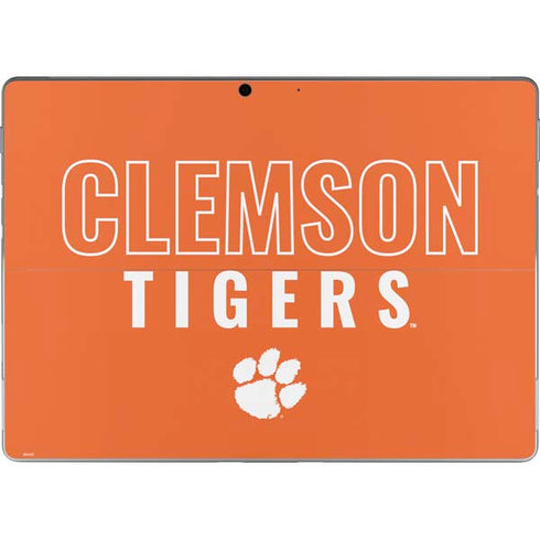 Clemson University Tigers Logo Surface Pro 8 Skin